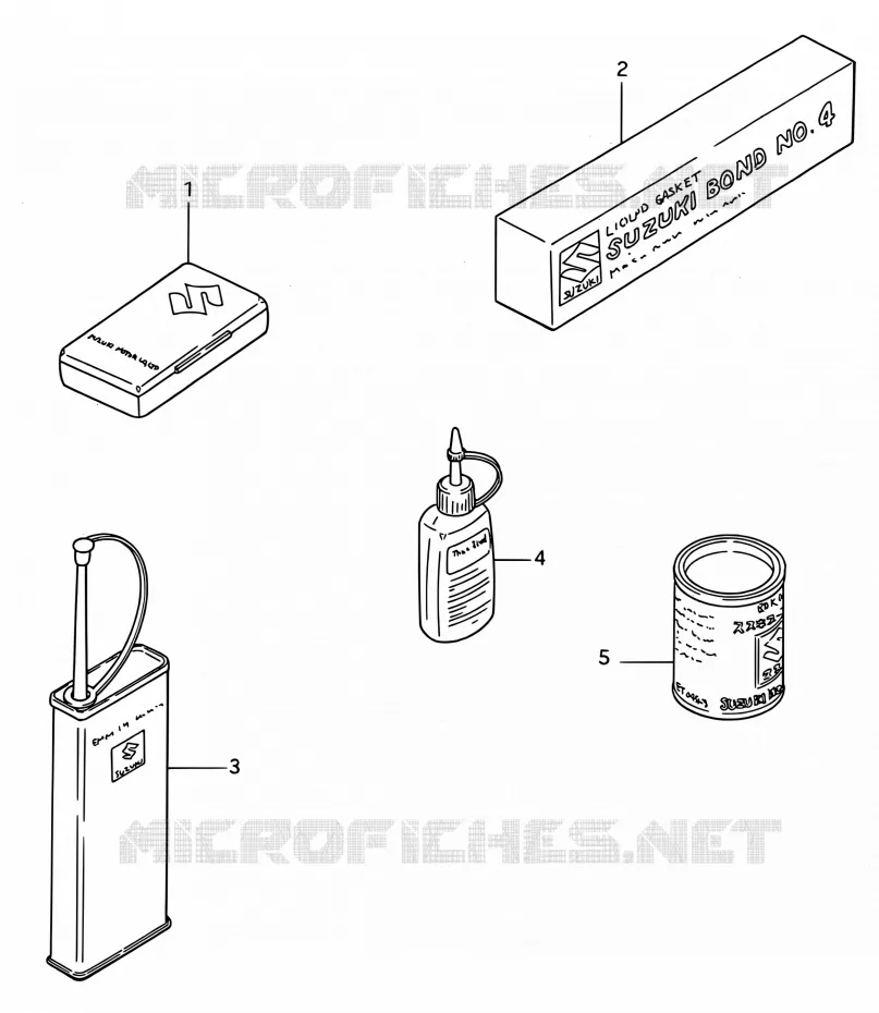OPTIONS Suzuki MOTO 250 RMX 1994  RMX250 R (E03,E28,E33)