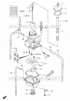 CARBURETOR for Suzuki RMX 250 1998