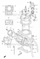 CYLINDER for Suzuki RMX 250 1998