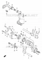 GEAR SHIFTING ASSY for Suzuki RMX 250 1998