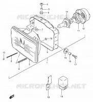 HEAD LAMP for Suzuki RMX 250 1998