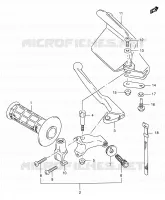 LEFT HANDLEBAR for Suzuki RMX 250 1998
