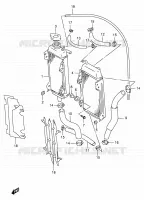 RADIATOR for Suzuki RMX 250 1998