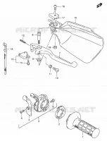 RIGHT HANDLEBAR for Suzuki RMX 250 1998