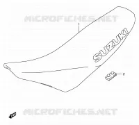 SEAT for Suzuki RMX 250 1998