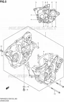 CRACKCASE COVER for Suzuki RMX 450 2012