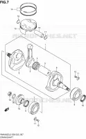 CRANKSHAFT for Suzuki RMX 450 2012