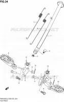 FOOTREST for Suzuki RMX 450 2012