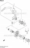 KICK STARTER for Suzuki RMX 450 2012