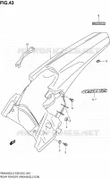 REAR FEDNER (RMX450ZL2 E28) for Suzuki RMX 450 2012