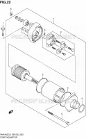 STARTER MOTOR for Suzuki RMX 450 2012