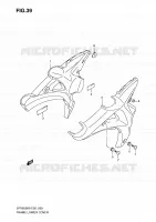 LOWER FAIRING for Suzuki GLADIUS 650 2009