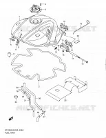 FUEL TANK (MODEL L0) for Suzuki GLADIUS 650 2010
