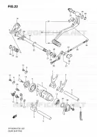 GEAR SHIFTING ASSY for Suzuki GLADIUS 650 2010