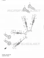 CAMSHAFT   VALVES for Suzuki GLADIUS 650 2011