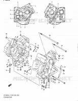 CRACKCASE COVER for Suzuki GLADIUS 650 2011