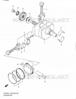 CRANKSHAFT for Suzuki GLADIUS 650 2011