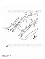 FAIRING (SFV650L1 E03) for Suzuki GLADIUS 650 2011