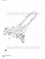 FRAME (SFV650L1 E28) for Suzuki GLADIUS 650 2011