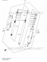 FRONT FORK (SFV650L1 E03) for Suzuki GLADIUS 650 2011