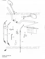 HANDELBAR (SFV650L1 E03) for Suzuki GLADIUS 650 2011