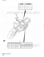 LABEL (SFV650AL1 E28) for Suzuki GLADIUS 650 2011