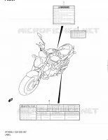 LABEL (SFV650AL1 E33) for Suzuki GLADIUS 650 2011