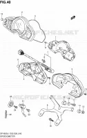 SPEEDOMETER (SFV650L1 E03) for Suzuki GLADIUS 650 2011