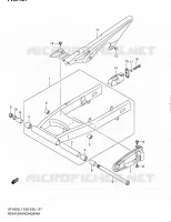 SWINGARM for Suzuki GLADIUS 650 2011