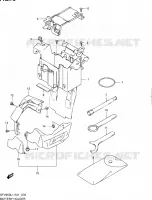 BATTERY HOLDER (SFV650AL1 E21) for Suzuki GLADIUS 650 2011
