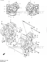 CRACKCASE COVER for Suzuki GLADIUS 650 2011