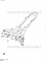 FRAME (SFV650AL1 E21) for Suzuki GLADIUS 650 2011