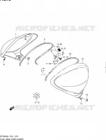 FUEL TANK SIDE COVER for Suzuki GLADIUS 650 2011