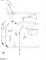 HANDELBAR (SFV650AL1 E21) for Suzuki GLADIUS 650 2011