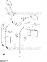 HANDELBAR (SFV650L1 E24) for Suzuki GLADIUS 650 2011