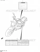 LABEL (SFV650L1 E21) for Suzuki GLADIUS 650 2011