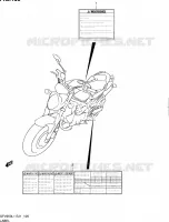 LABEL (SFV650UL1 E21) for Suzuki GLADIUS 650 2011