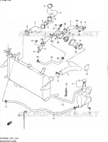 RADIATOR HOSE   EXPANSION TANK for Suzuki GLADIUS 650 2011