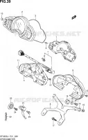 SPEEDOMETER (SFV650AL1 E21) for Suzuki GLADIUS 650 2011