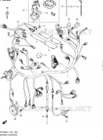 WIRING HARNESS (SFV650AL1 E21) for Suzuki GLADIUS 650 2011