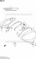FUEL TANK SIDE COVER for Suzuki GLADIUS 650 2012