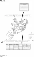 LABEL (SFV650L2 E21) for Suzuki GLADIUS 650 2012