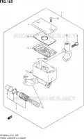 FR. MASTER CYLINDER (SFV650AL3 E21) for Suzuki GLADIUS 650 2013