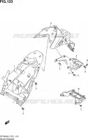 REAR FEDNER (SFV650UL3 E21) for Suzuki GLADIUS 650 2013