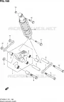 SHOCK ABSORBER LINKAGE for Suzuki GLADIUS 650 2013