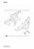 LOWER FAIRING for Suzuki GLADIUS 650 2009