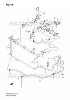 RADIATOR HOSE   EXPANSION TANK for Suzuki GLADIUS 650 2009