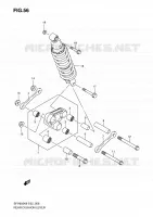 SHOCK ABSORBER LINKAGE for Suzuki GLADIUS 650 2009