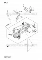 THROTTLE BODY for Suzuki GLADIUS 650 2009