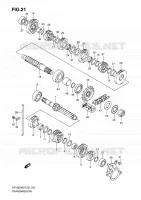 TRANSMISSION for Suzuki GLADIUS 650 2009